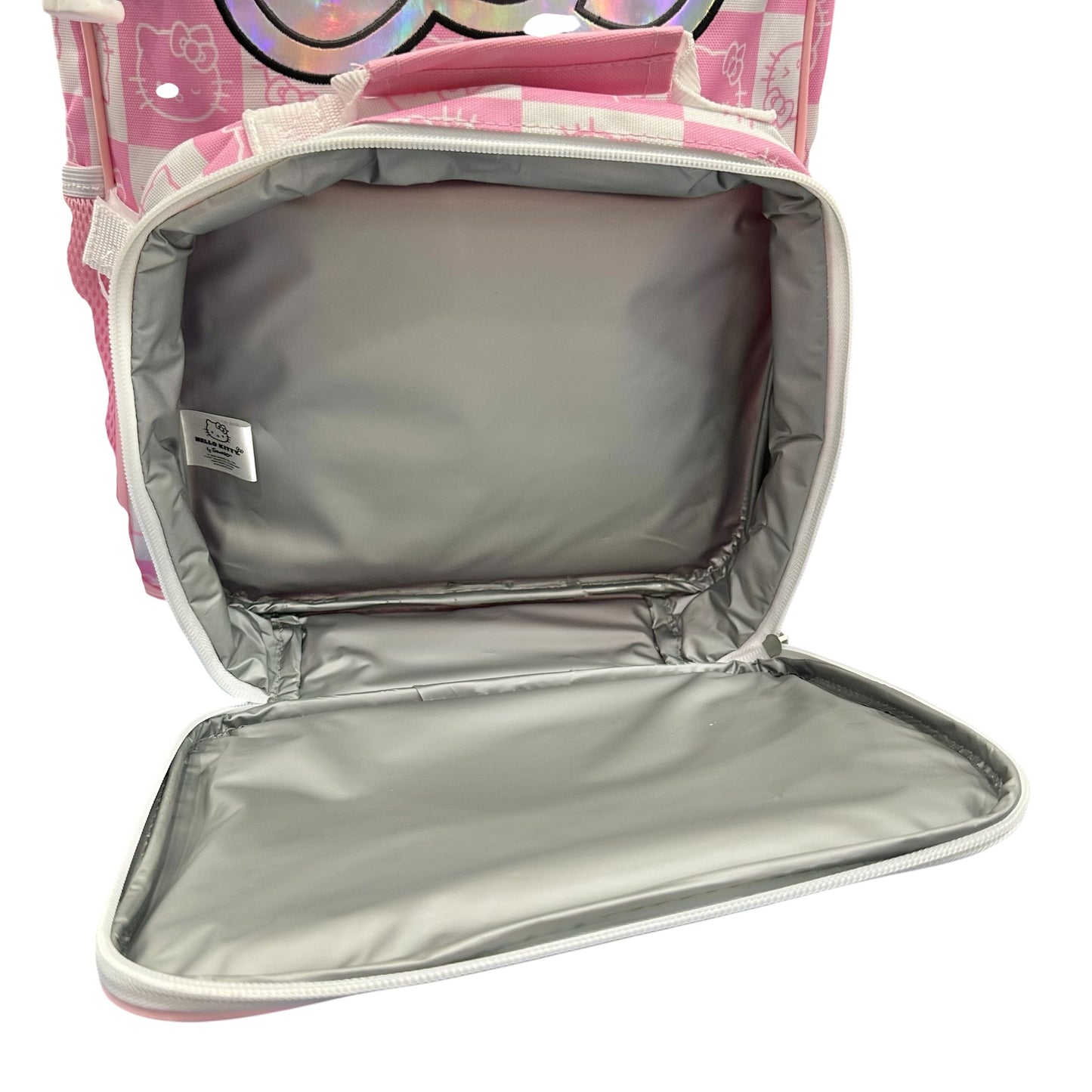 Hello Kitty AOP Backpack w/ Detachable Lunch Bag & 3D Charm