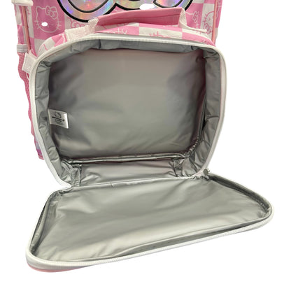 Hello Kitty AOP Backpack w/ Detachable Lunch Bag & 3D Charm