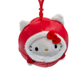 Hello Kitty "Hooded Puffer Jacket" Mascot Clip On Plush