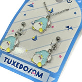 Tuxedosam Necklace & Earrings Set