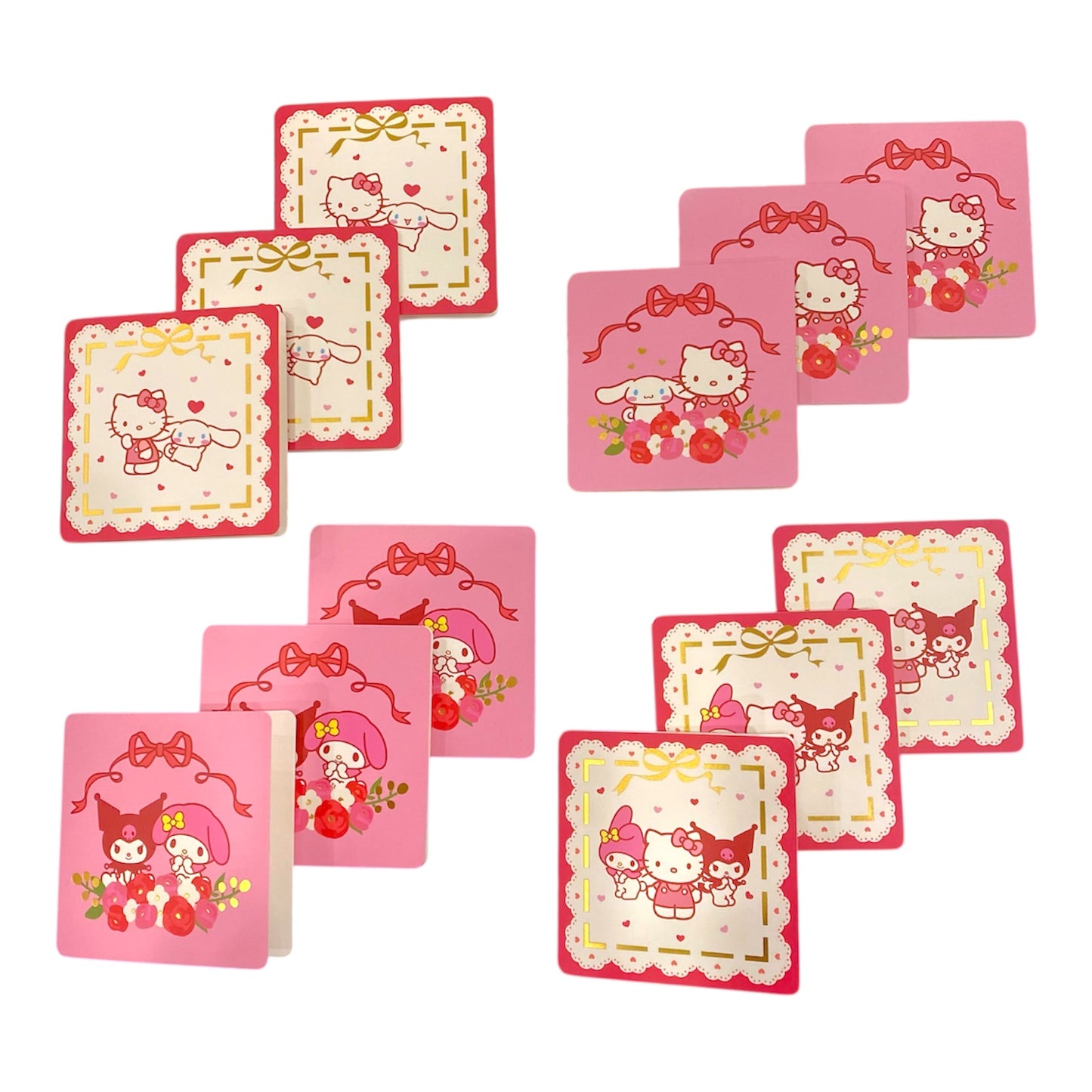Hello Kitty & Friends Hearts & Ribbons Mini Note Card