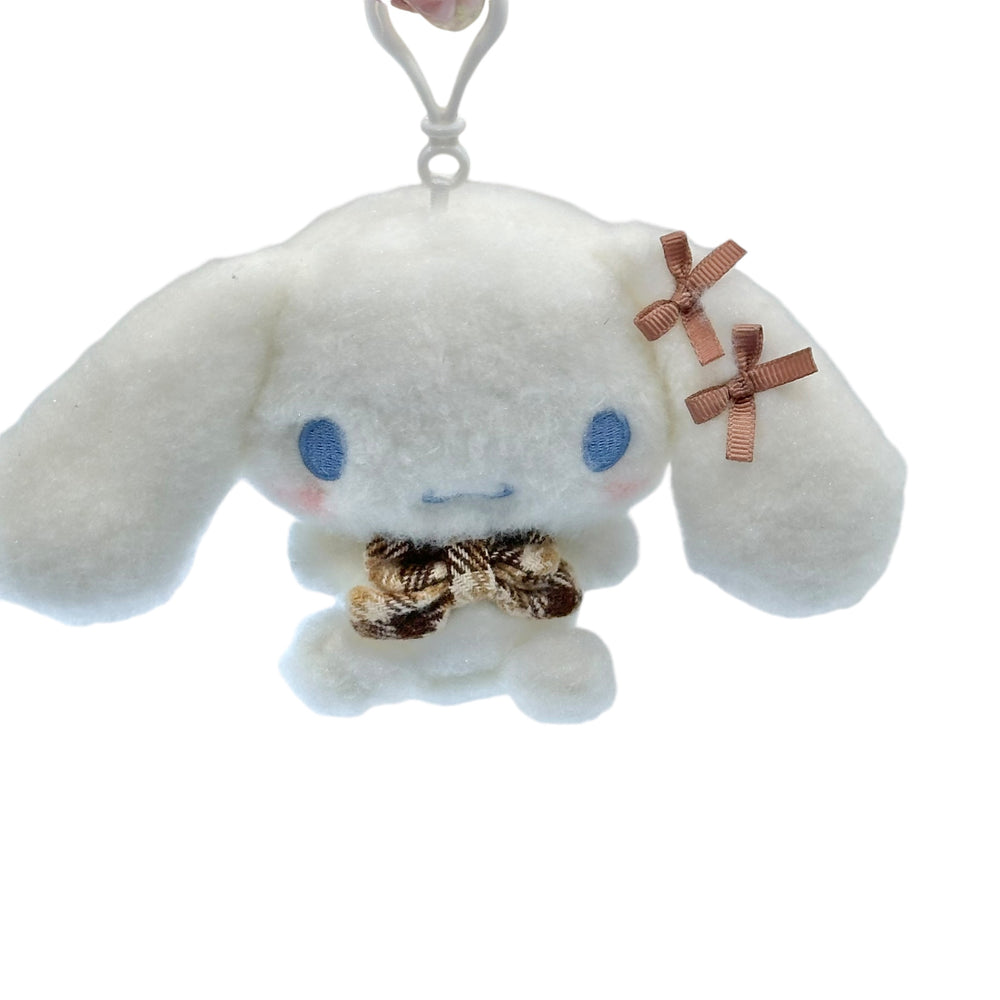 Cinnamoroll "Mocha Check" Mascot Clip On Plush