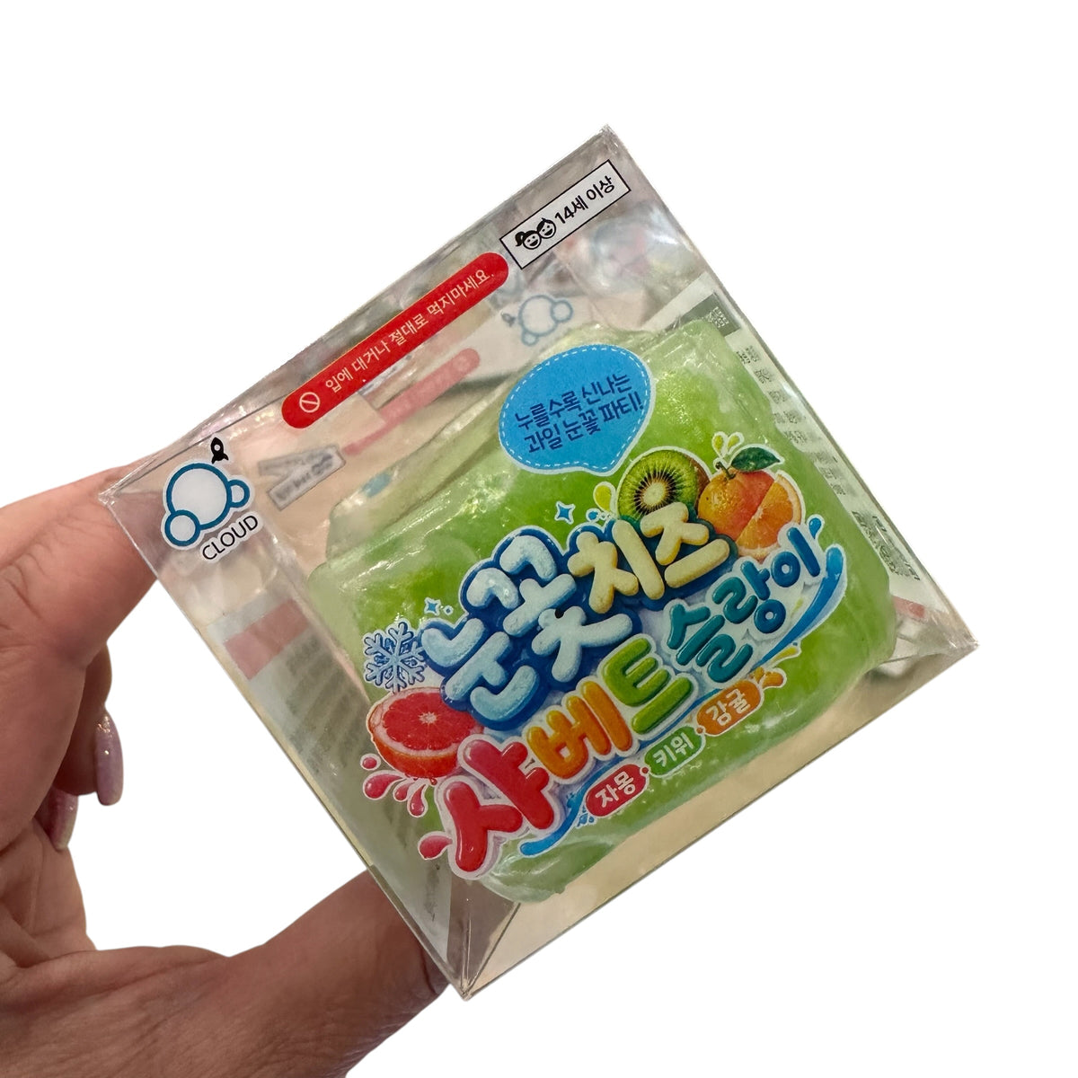 Snowflake Cheese Sherbert Squishy