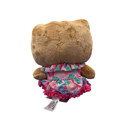 Hello Kitty "Tan Hibiscus" 8in Plush