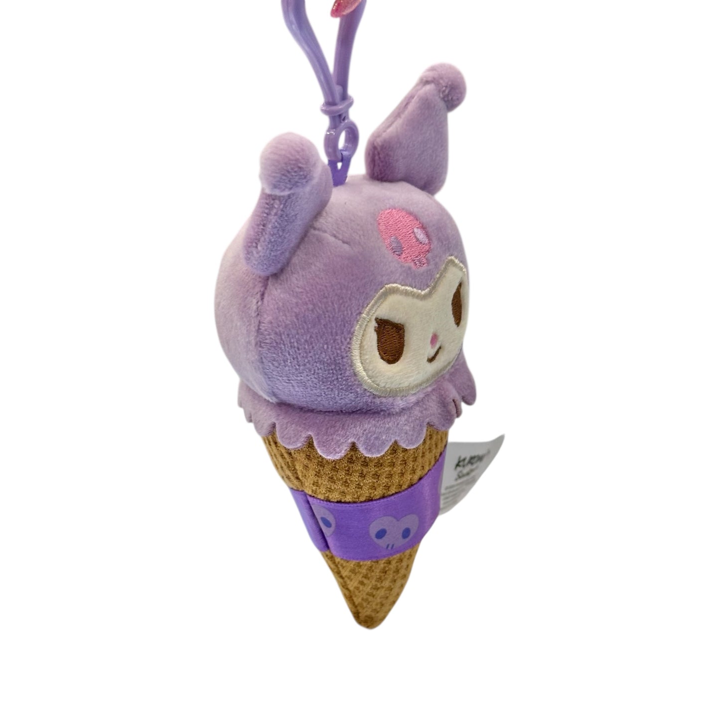 Kuromi "Ice Cream Food" Mascot Clip On