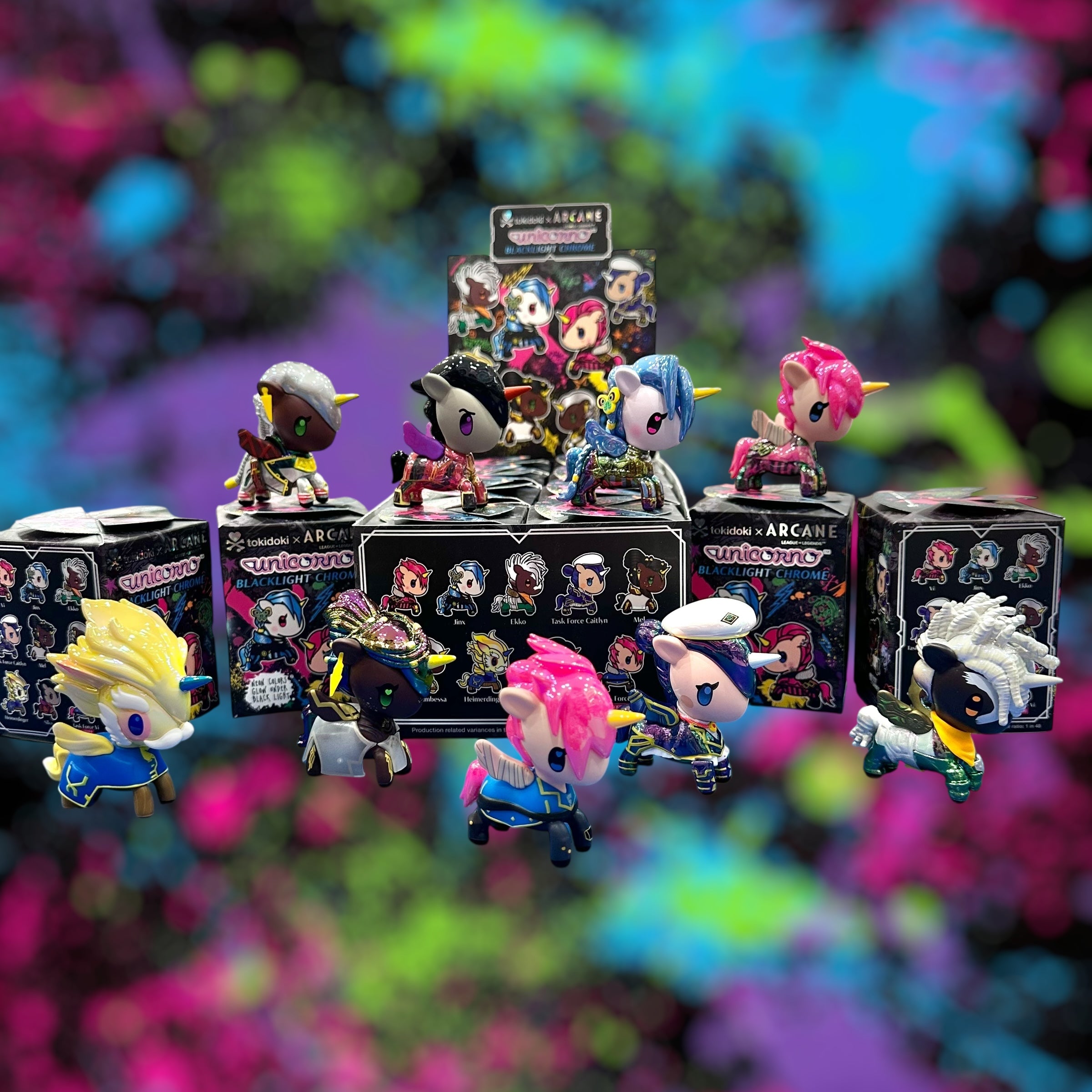 tokidoki x Arcane Black Light Chrome Unicorno – Secret Surprise Shop