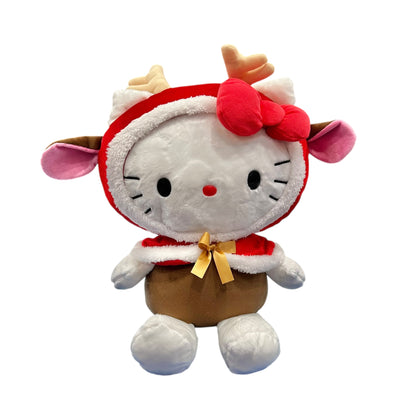 Hello Kitty "Santa Claus Costume Reindeer" 10in Plush