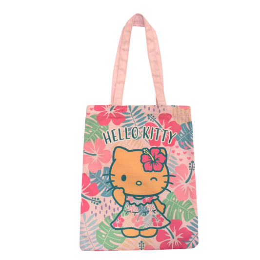 Hello Kitty "Tan Hibiscus" Tote Bag
