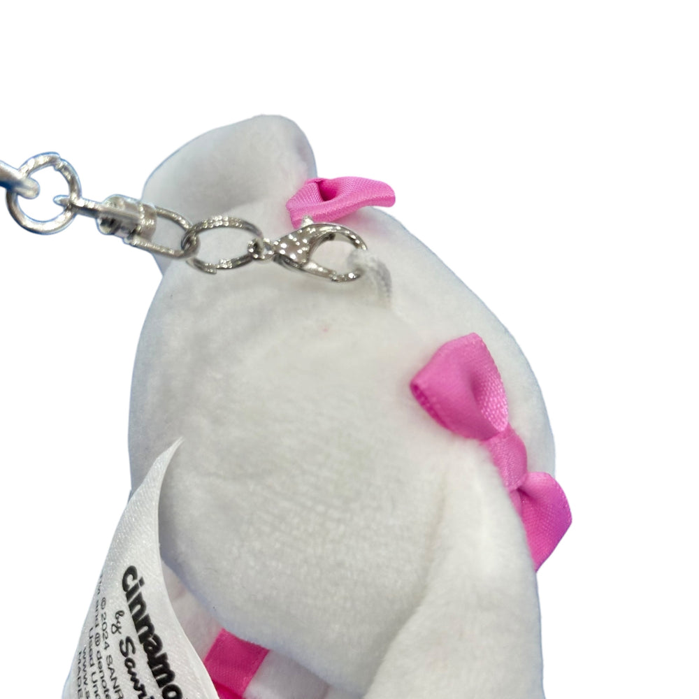 Cinnamoroll "Pink Dungarees" Mascot Key Clip