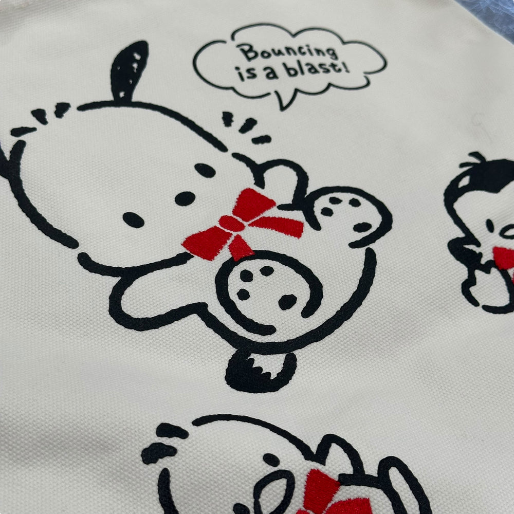 Pochacco "Red Ribbon" Tote Bag