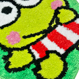 Keroppi "Pattern" Die-Cut Rug