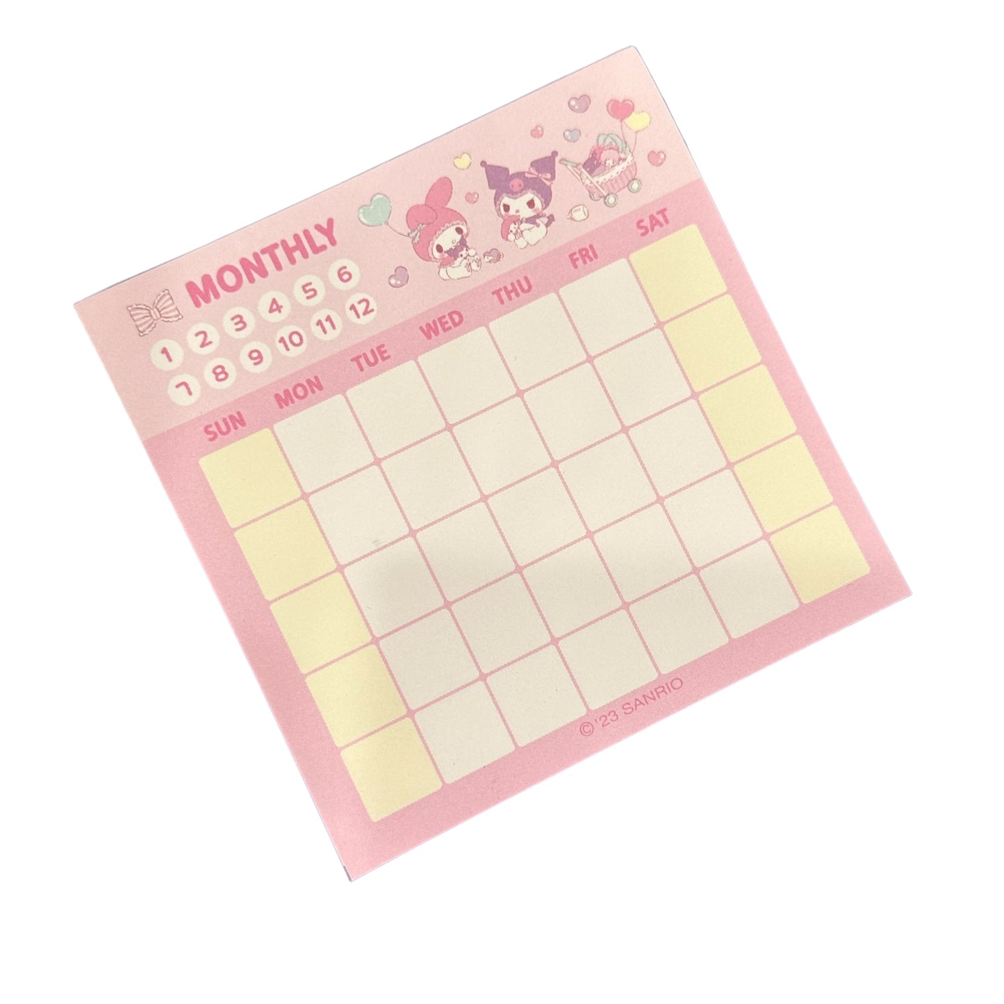 My Melody "My Daily" Memo Pad