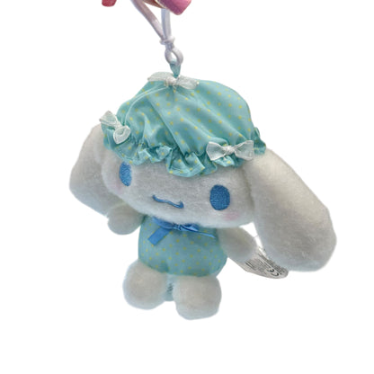 Cinnamoroll "Nightcap w/ Ribbon" Mascot Clip On