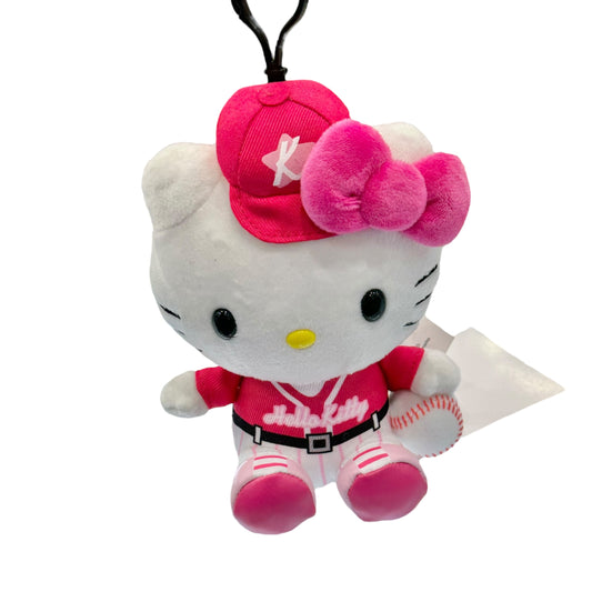Hello Kitty "Baseball Club Activities" Mascot Clip On