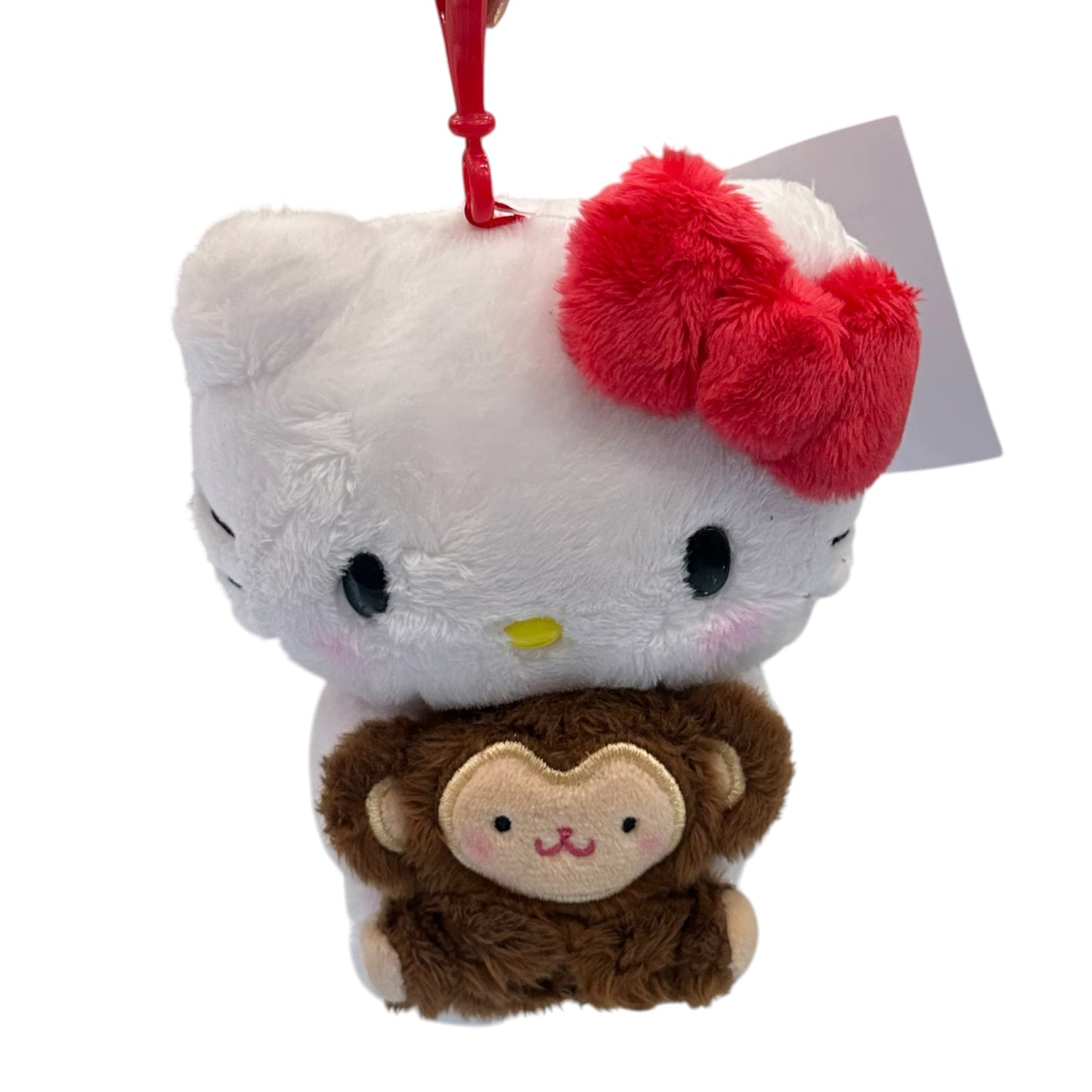 Hello Kitty "Baby Chimpanzee Hug" Mascot Clip On