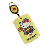 Hello Kitty "Modern Kimono" Japan Girl Card Case w/ Key Reel