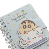 Cinnamoroll x Crayon Shin Chan Magnet Notebook (Cup)