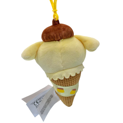 Pompompurin "Ice Cream Food" Mascot Clip On