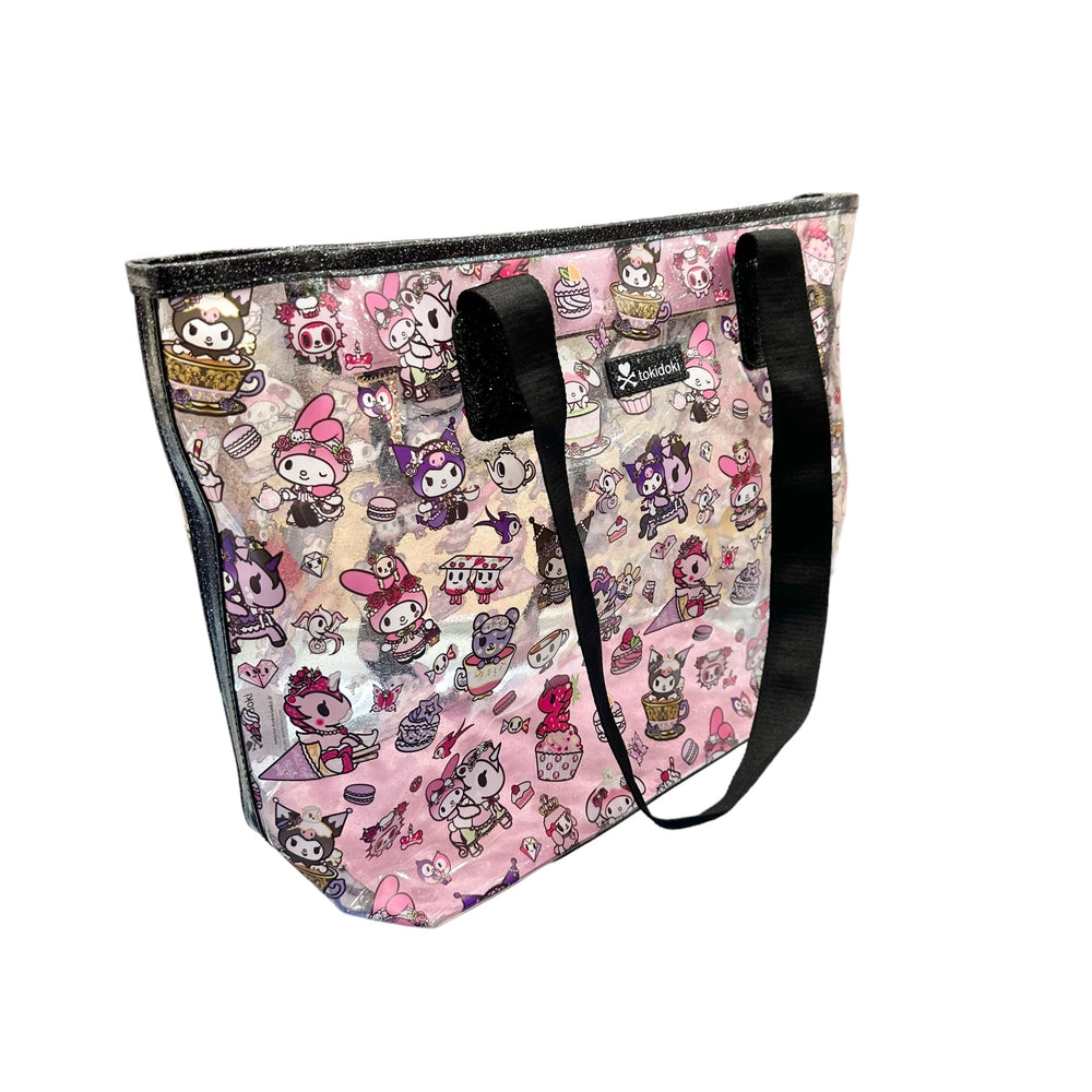 tokidoki x Kuromi & My Melody "Garden Party" Clear Zip Tote