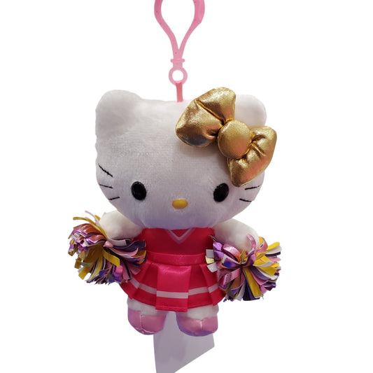 Hello Kitty "Cheerleader" Mascot Clip On