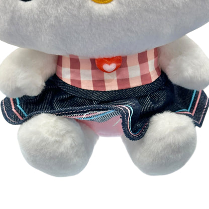 Hello Kitty "Gingham Denim" 8in Plush
