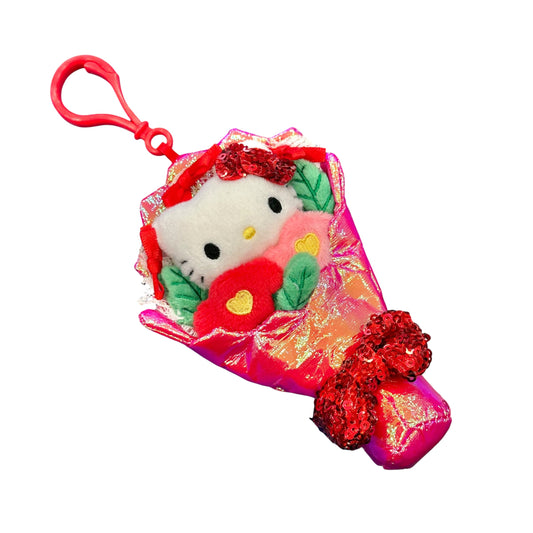 Hello Kitty "Flower Bouquet" Mascot Clip On