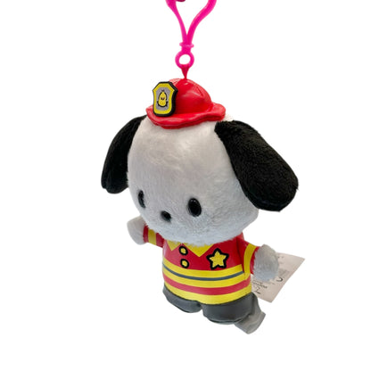 Pochacco "Firefighter" Collectible Mascot Clip On