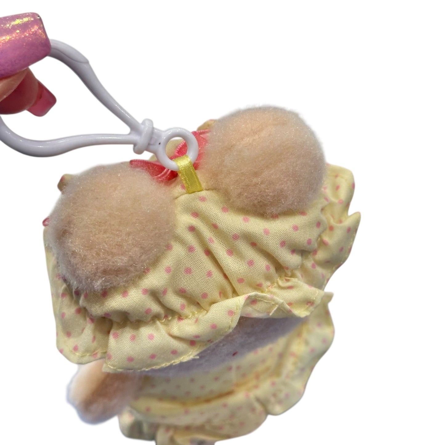 Marroncream "Nightcap w/ Ribbon" Mascot Clip On