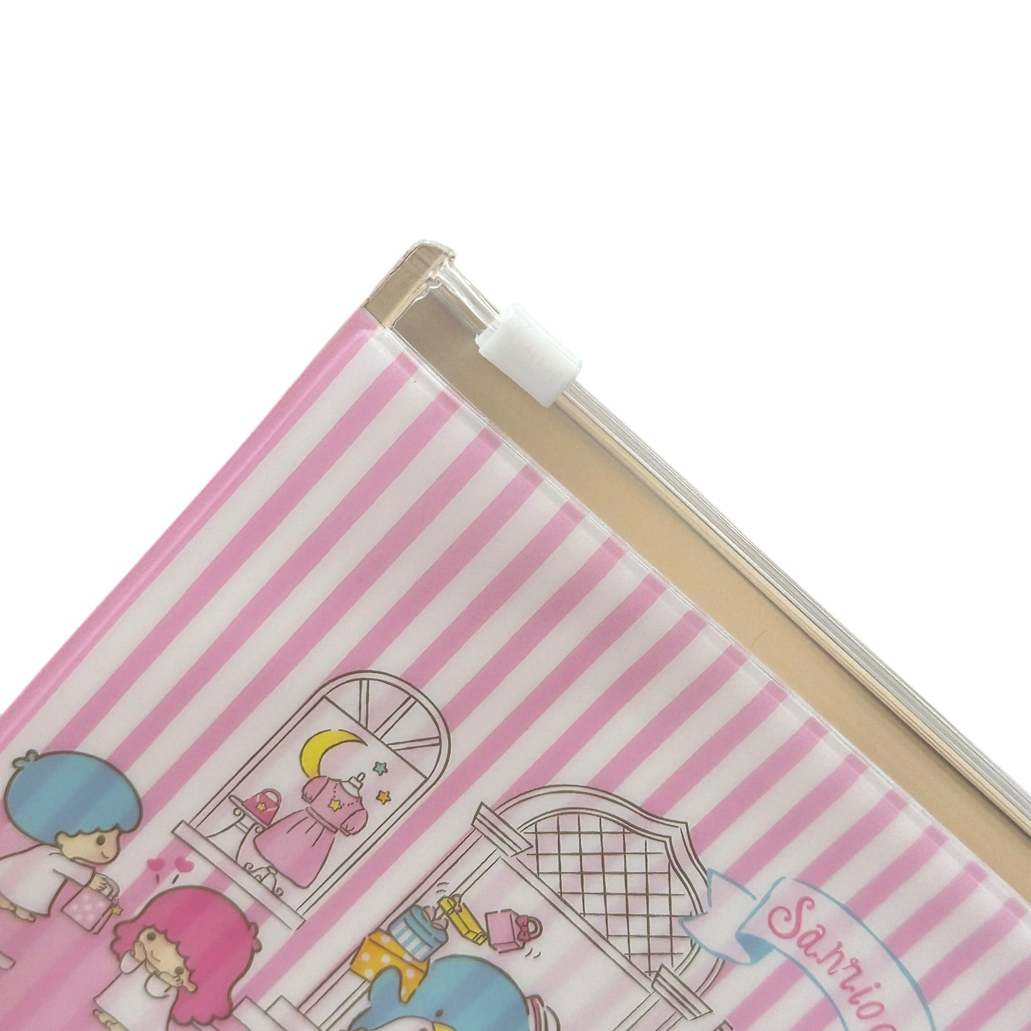 Sanrio Character Stripe Vinyl Pouch