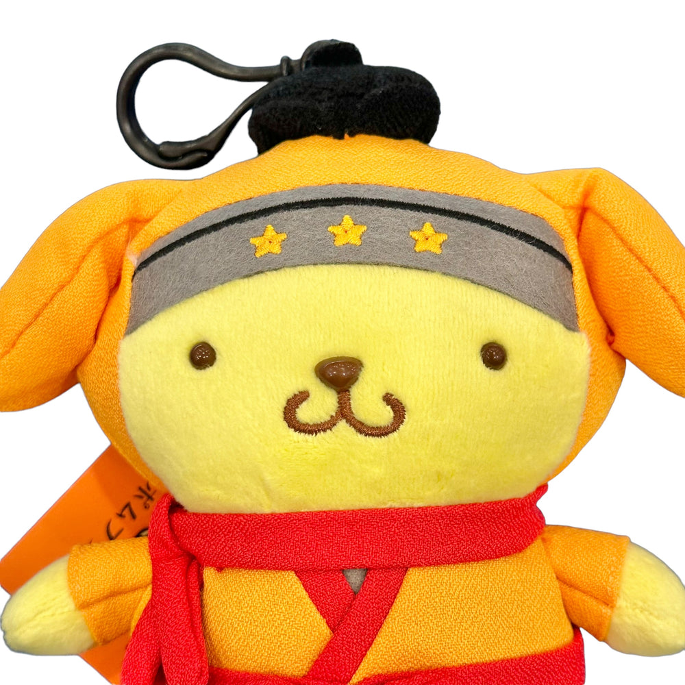 Pompompurin "Ninja" Mascot Clip On Plush