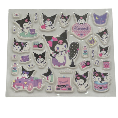 Kuromi Mini Soft Stickers