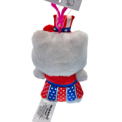 Hello Kitty "American" Flat Mascot Clip On