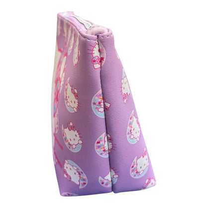 Hello Kitty "Moon" Trapezoid Cosmetic Bag (Lavender)