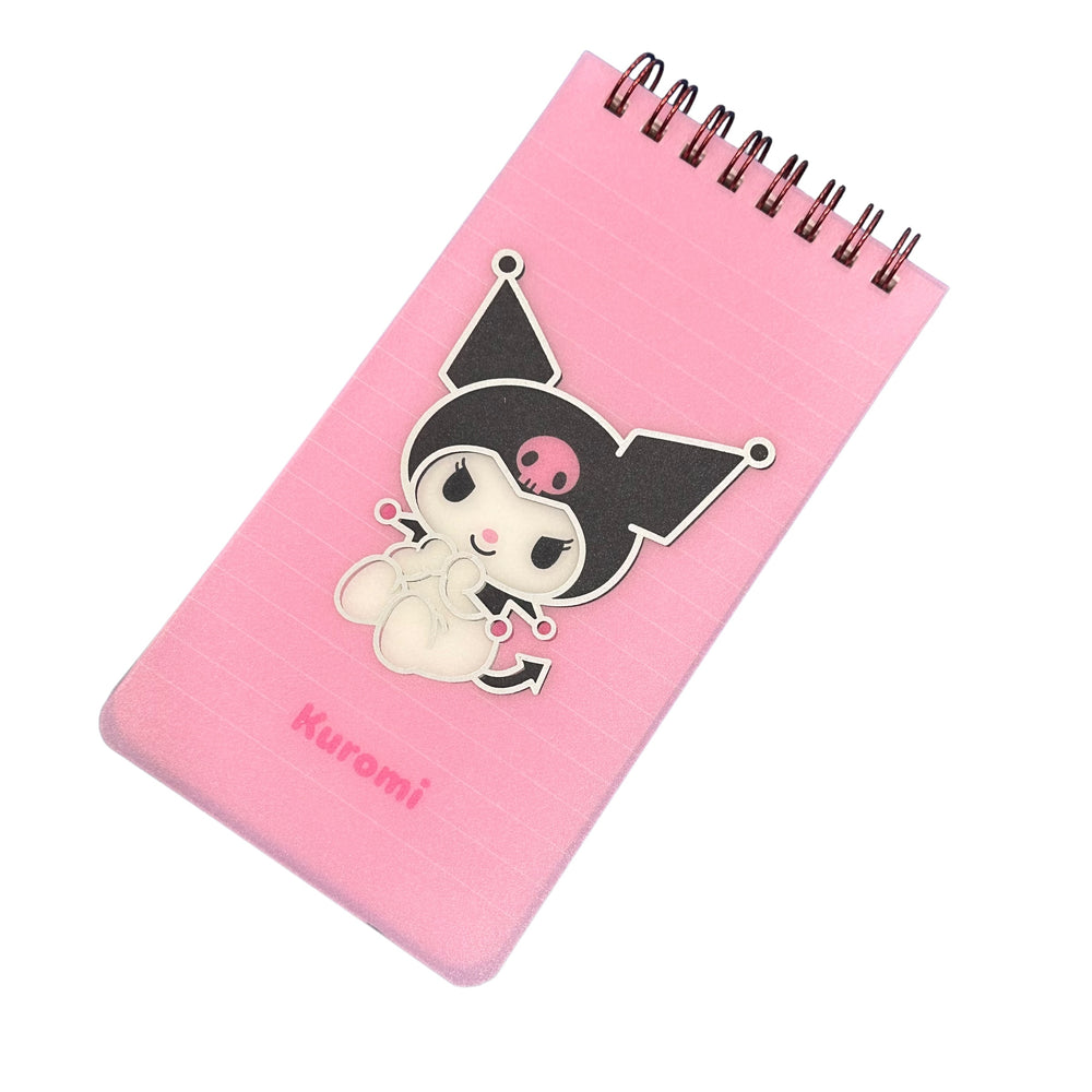 Kuromi Top Bounded Notebook (Pink)