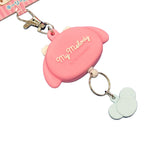 My Melody "Face" Key Ring w/ Reel