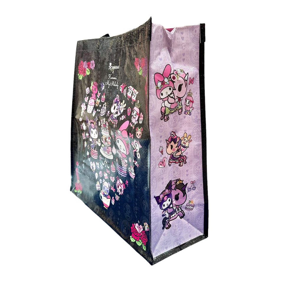 tokidoki x Kuromi & My Melody "Garden Party" Vinyl Tote