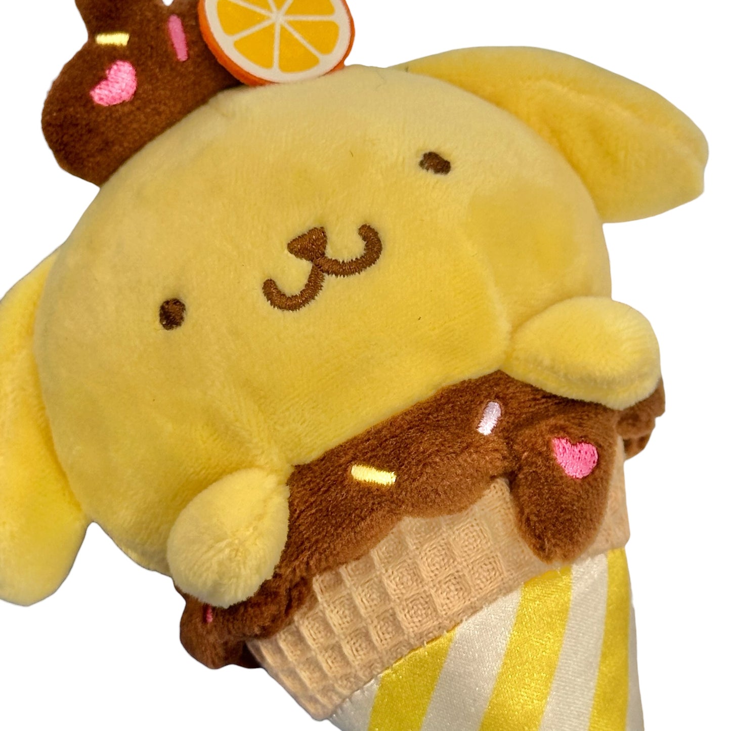 Pompompurin "Ice Cream" Mascot Clip On