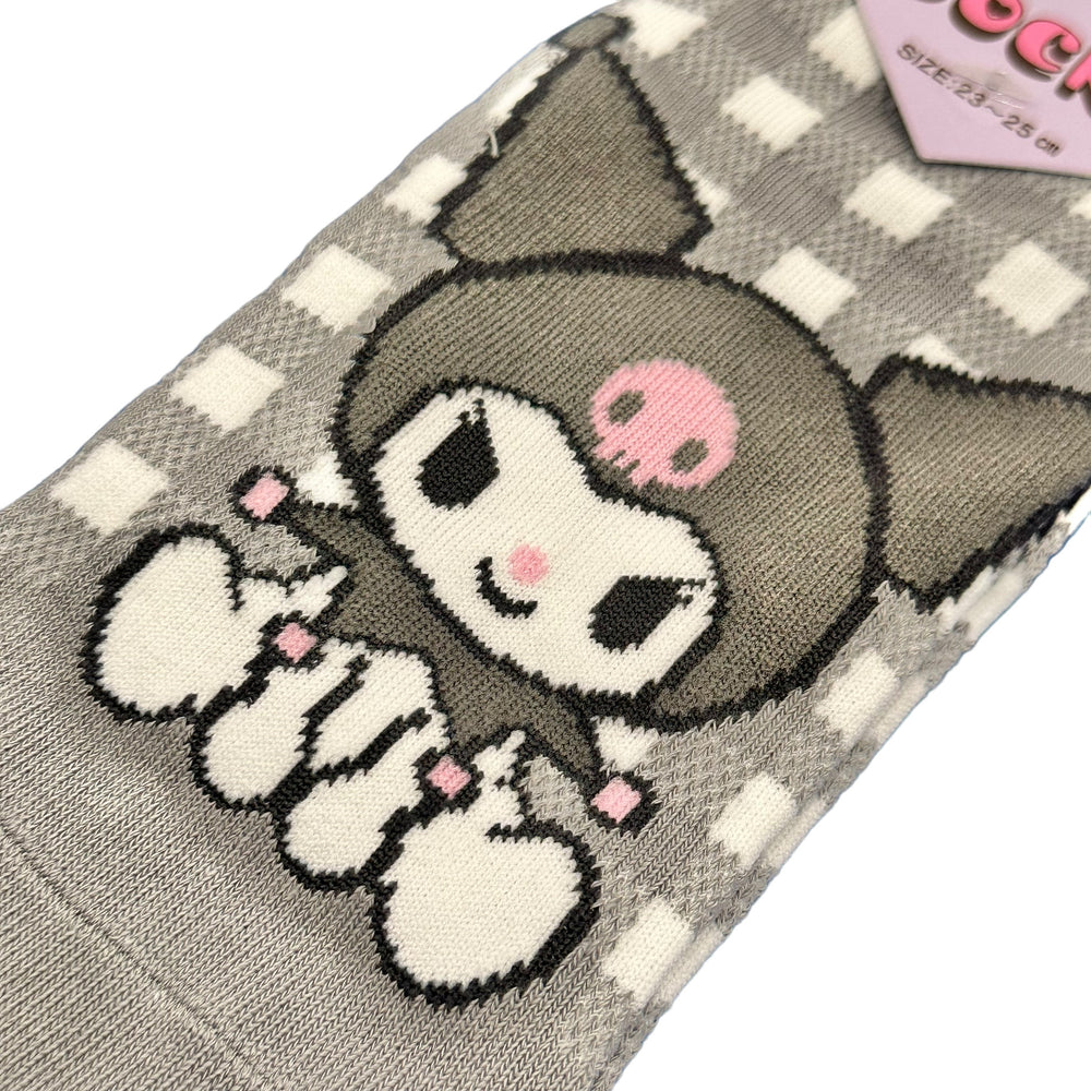 Kuromi Adult "Check" Socks