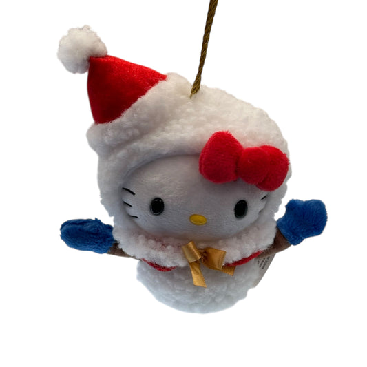 Hello Kitty "Santa Claus Costume Snow Man" Mascot Ornament