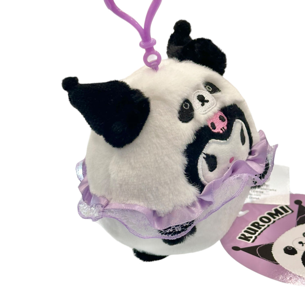 Kuromi "Black Panda" Mascot Clip On