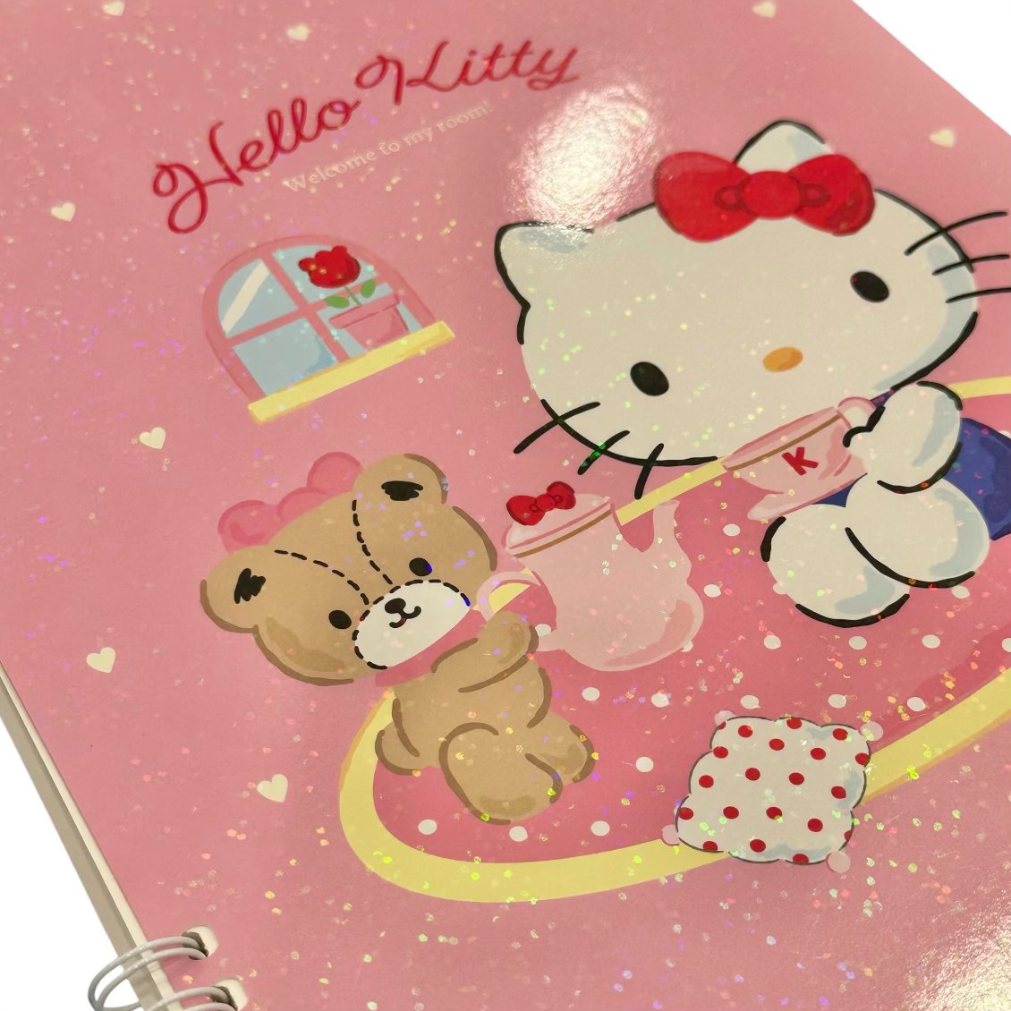 Hello Kitty Lined Spring Notebook