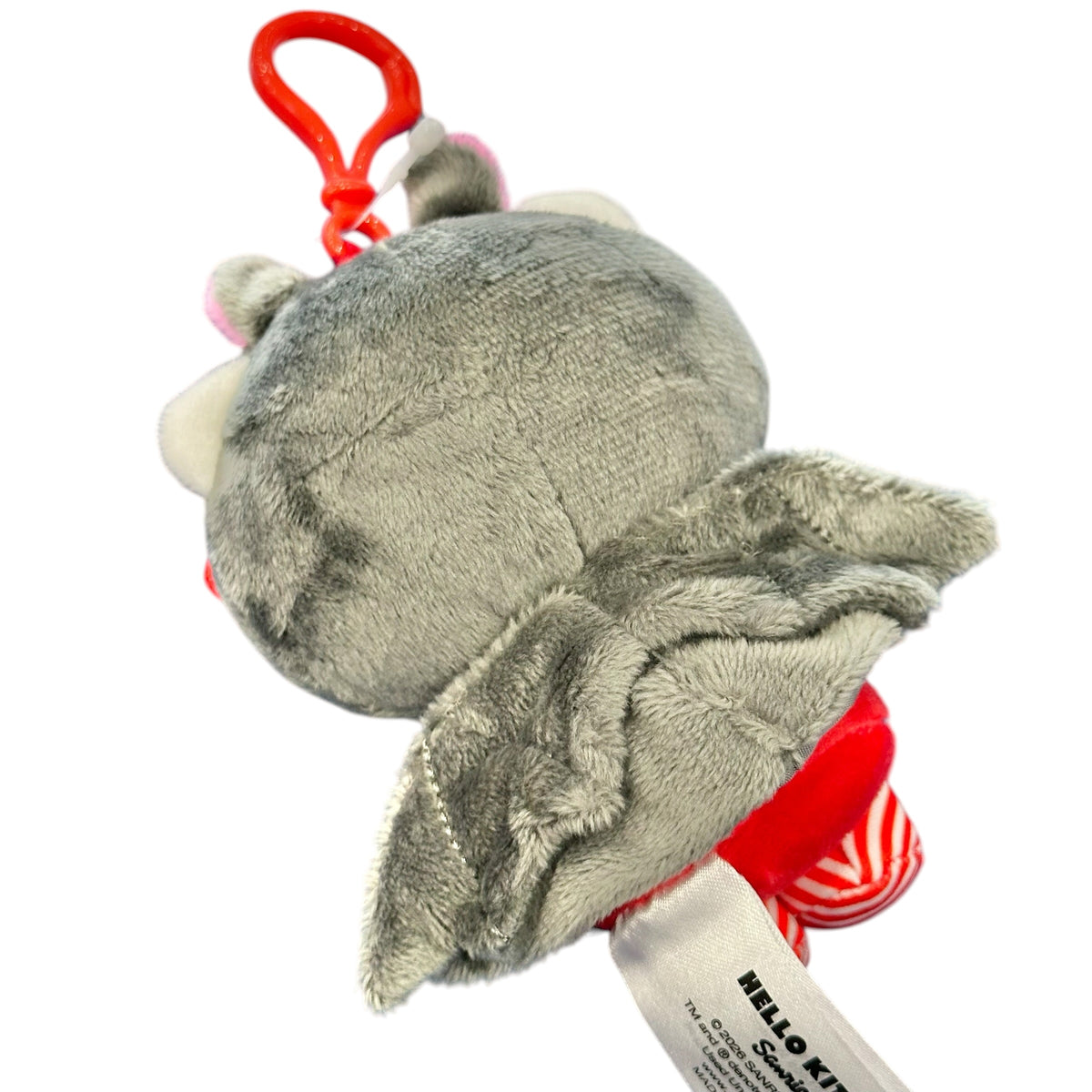 Hello Kitty "Bat" Halloween Mascot Clip On Plush