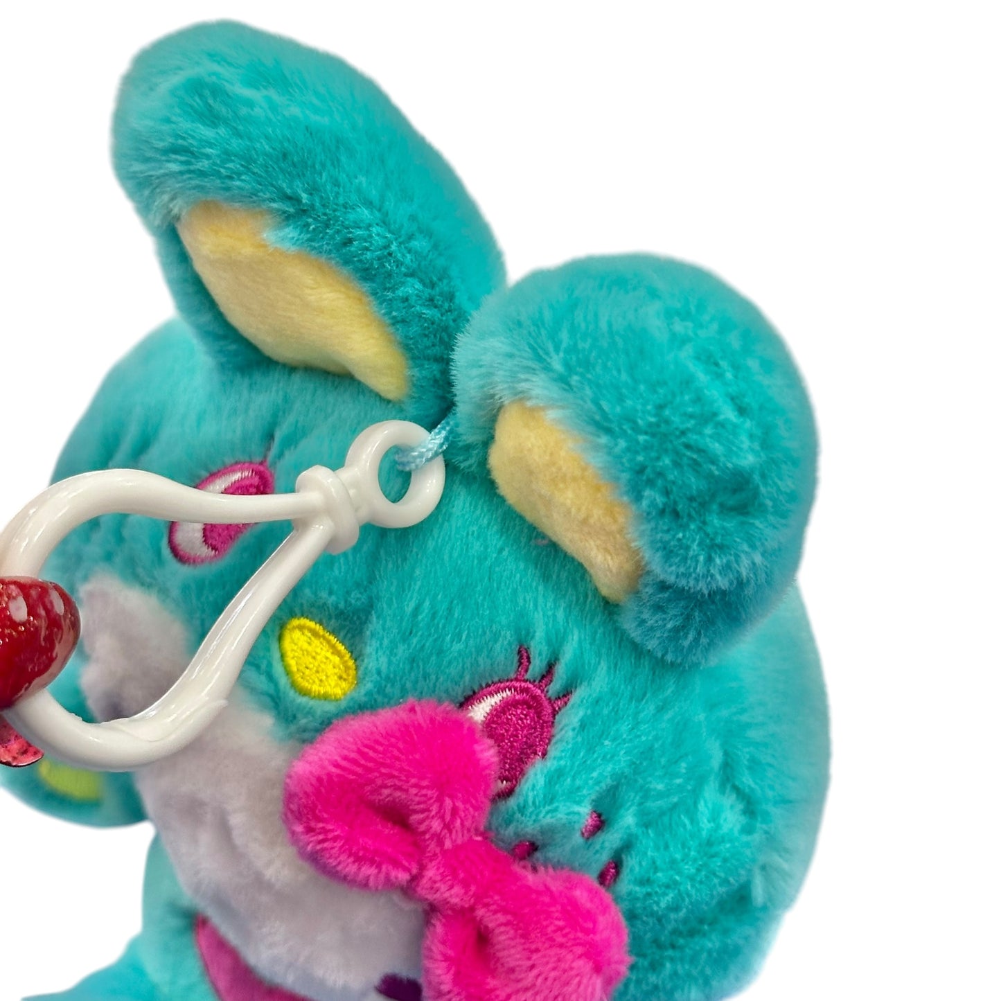 Hello Kitty "Green Colorful Bunny" Mascot Key Clip