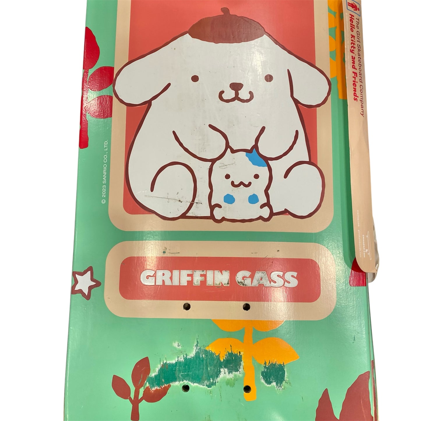 Girl x Hello Kitty & Friends Gass/Pompompurin Skate Deck [SEE DESCRIPTION]