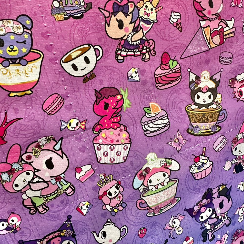 tokidoki x Kuromi & My Melody "Garden Party" Vinyl Tote