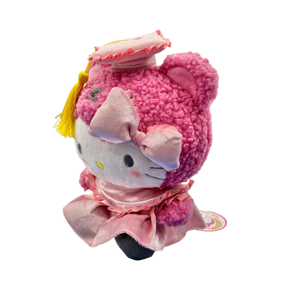 Hello Kitty "Pink Bear Graduation" 10in Plush