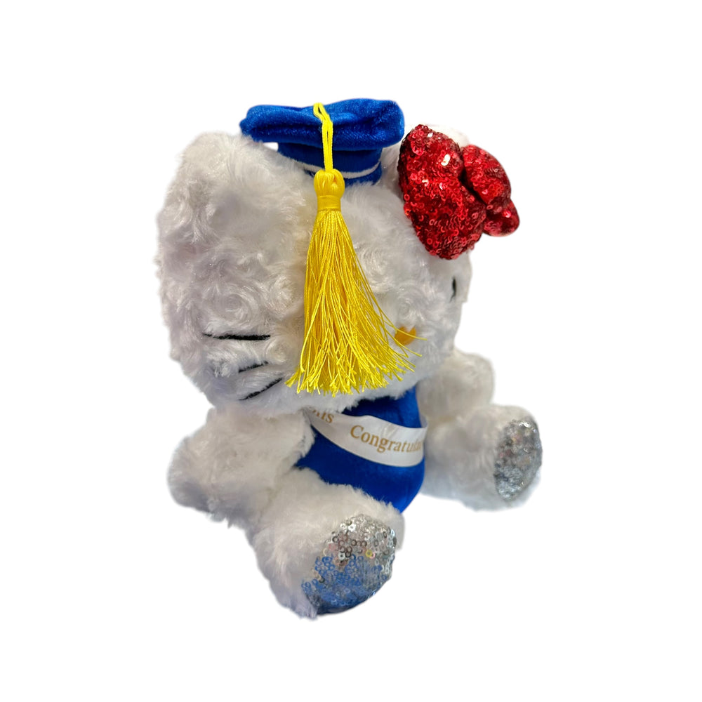 Hello Kitty "White Graduation" 8in Plush