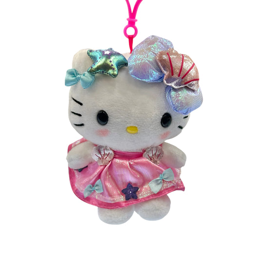 Hello Kitty "Summer Dress White" Mascot Clip On