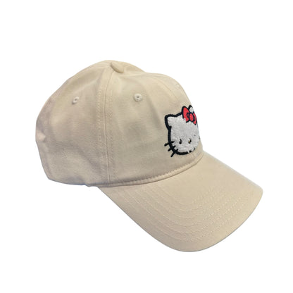 Hello Kitty "Chenille" Patch Pigment Cap (Off White)