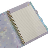 Cinnamoroll Bling Bling 4-Tab Index Notebook